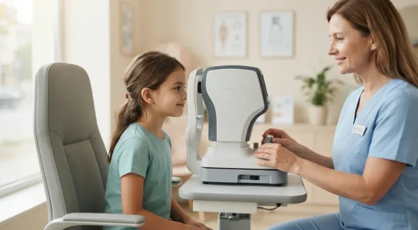 Kind mit MiyoSmart-Brille – Myopiemanagement und Kurzsichtigkeit bei Kindern bremsen